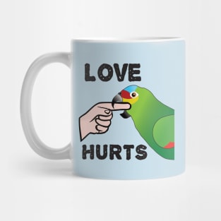 Love Hurts - Red Lored Amazon Mug